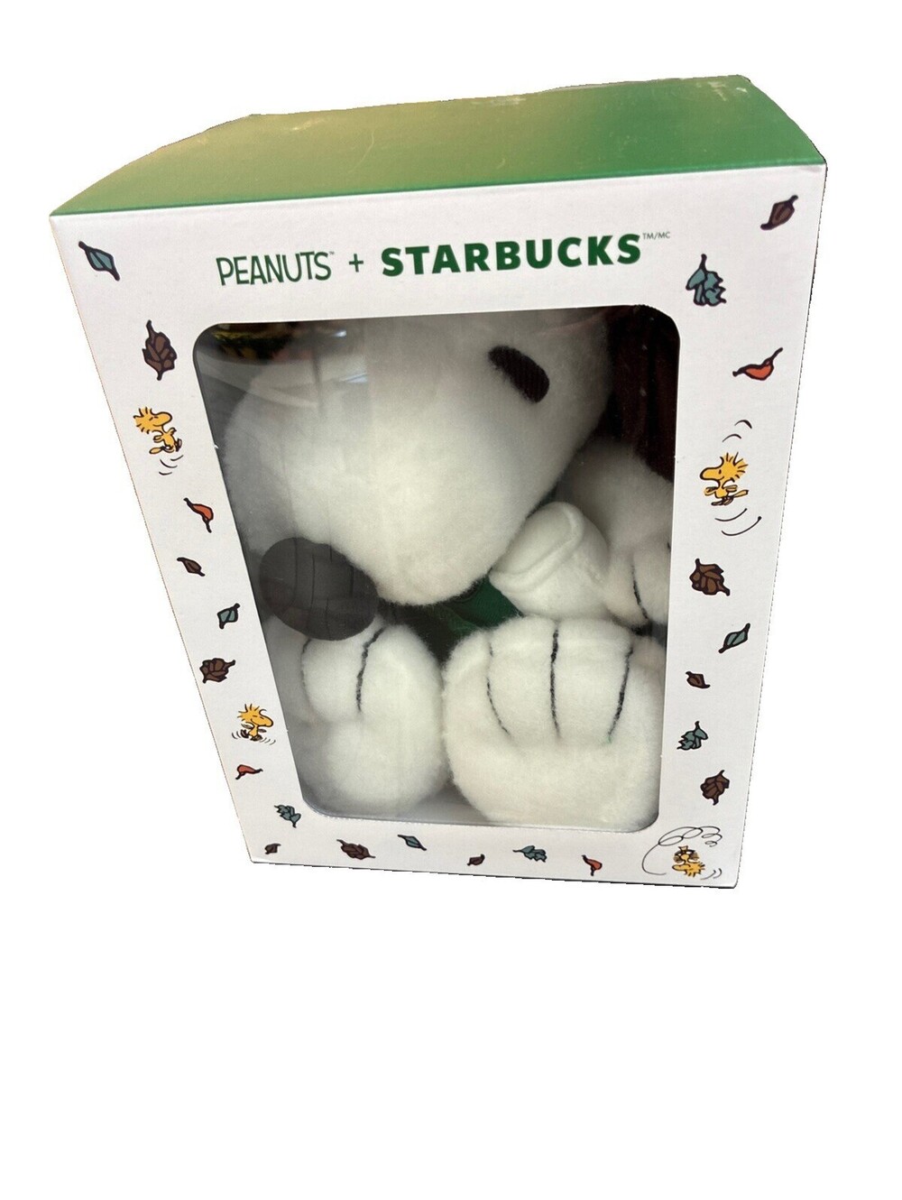 Starbucks X Peanuts Snoopy Plush In Green Apron US Seller  Authentic